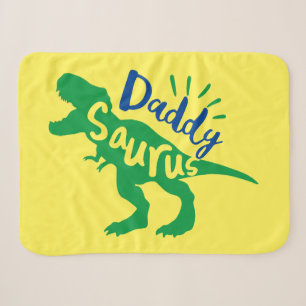Daddy Saurus T-Rex-Silhouette Sherpadecke