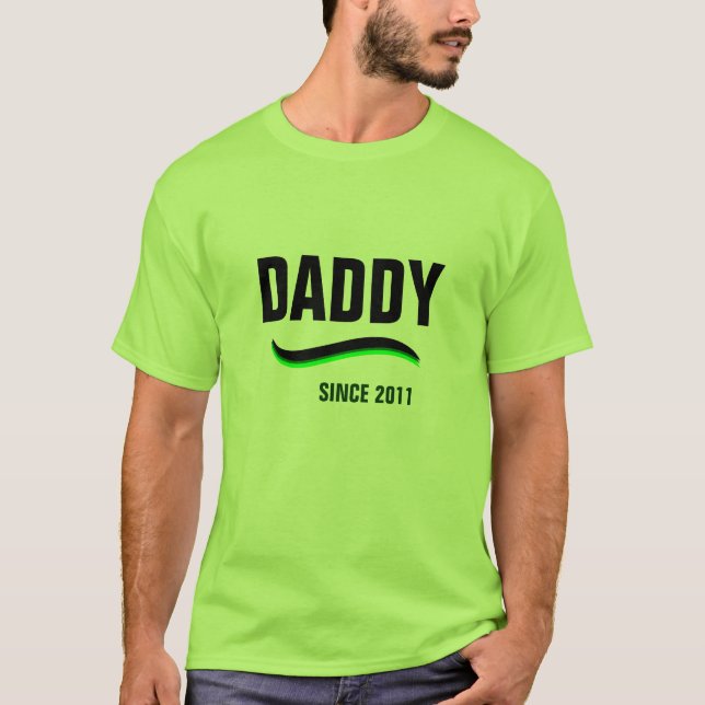 Daddy seit 2011 T-Shirt (Vorderseite)