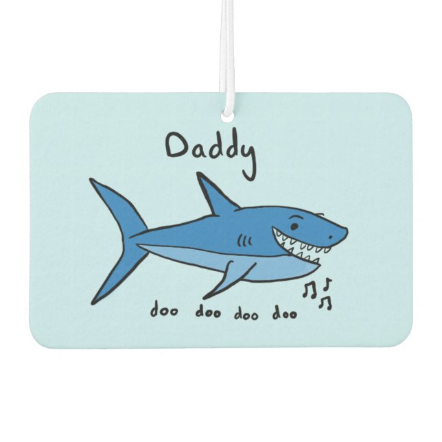Daddy Shark Autolufterfrischer (Vorderseite)