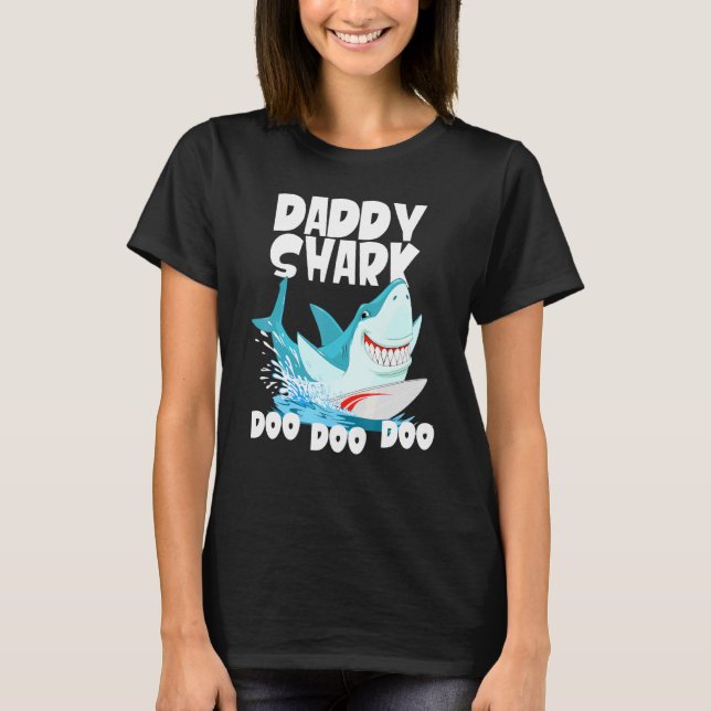Daddy Shark Doo Doo Doo Doo T-Shirt (Vorderseite)