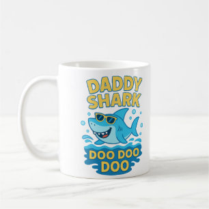 Daddy Shark, Doo Doo Doo-Funny & Niedlicher Vatert Kaffeetasse