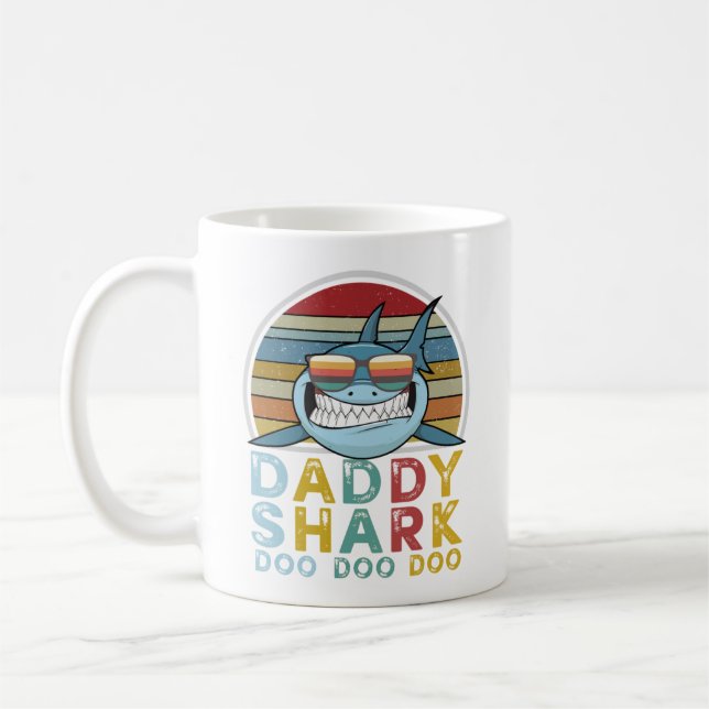 Daddy Shark Doo Doo Doo Kaffeetasse (Links)
