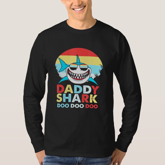 Daddy Shark Doo Doo Doo T-Shirt (Vorderseite)