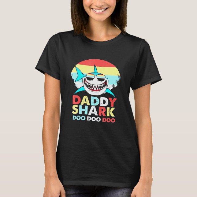 Daddy Shark Doo Doo Doo T-Shirt (Vorderseite)