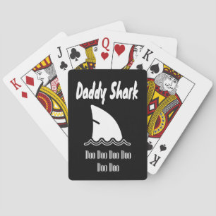 Daddy Shark Doo Doo Trendy Niedlich Song Spielkarten