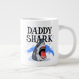 Daddy Shark - Great White Jumbo-Tasse