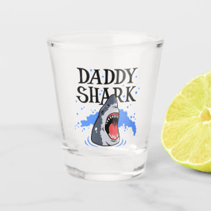 Daddy Shark - Great White Schnapsglas