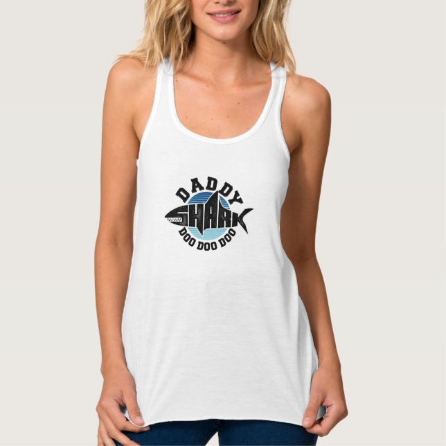 Daddy Shark Tank Top (Vorderseite)