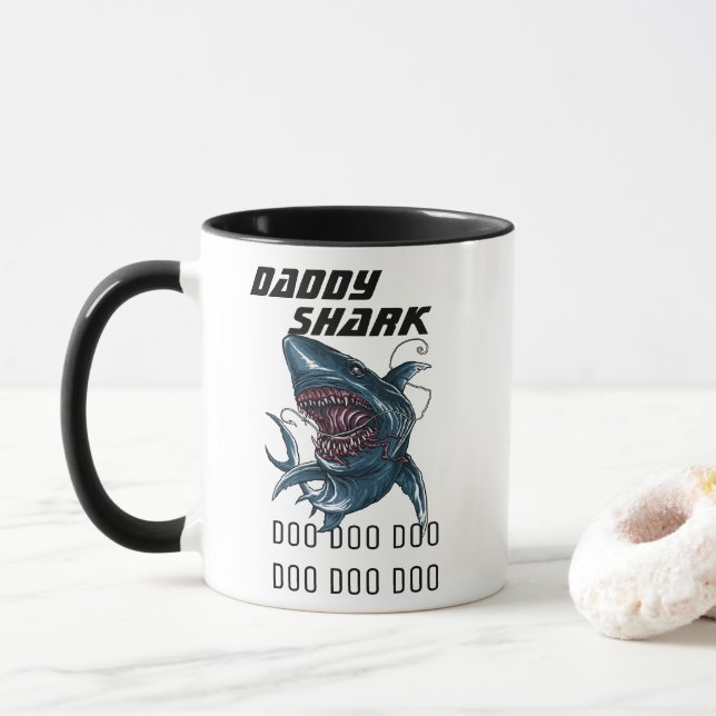 Daddy Shark Tasse (Mit Donut)