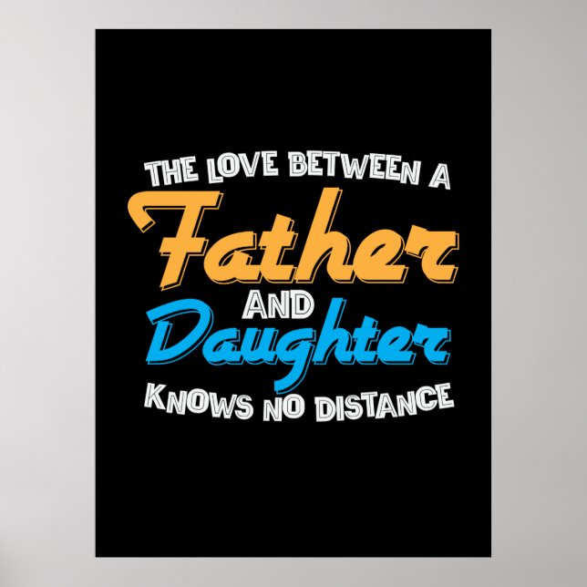 Daddy spendet die Liebe zwischen Vater und Tochter Poster (Vorne)