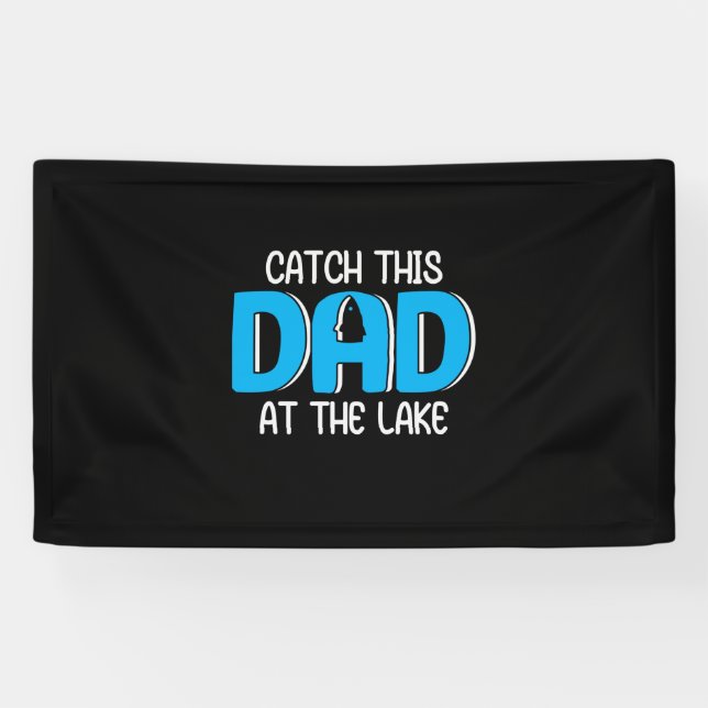 Daddy spendet diesen Vater am See Banner (Horizontal)