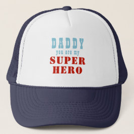 Daddy Super Hero Fun Vatertag Truckerkappe