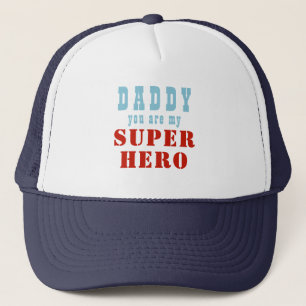 Daddy Super Hero Fun Vatertag Truckerkappe