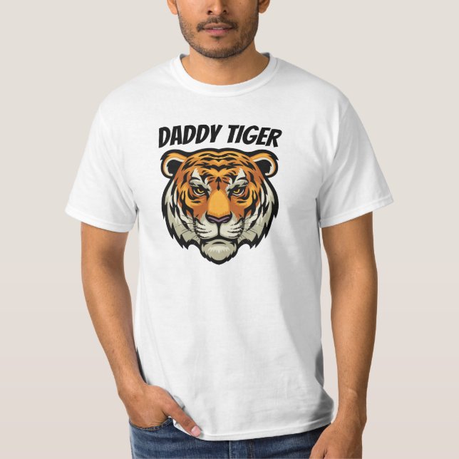 Daddy Tiger individueller T - Shirt (Vorderseite)