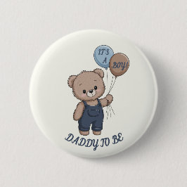 Daddy to be Bär button