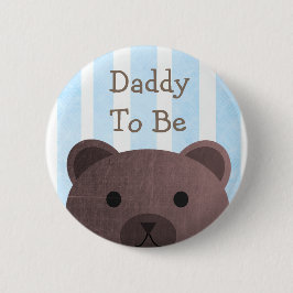 Daddy to be Button Bear Woodlands Theme