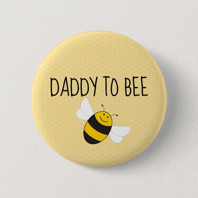 Daddy to be button for baby Dusche (Papa to be) (Vorderseite)