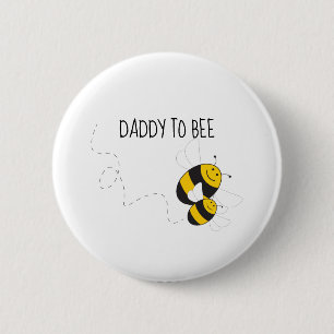 Daddy to be button for bumblebebaby dusche