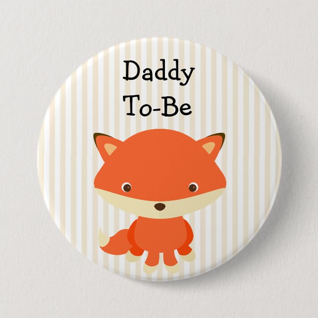 Daddy to be Button Woodlands Theme (Vorderseite)