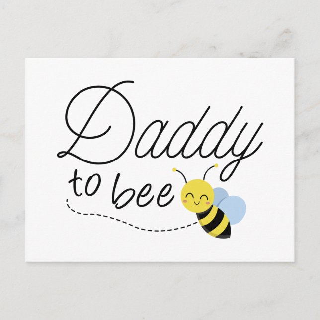 Daddy to be postkarte (Vorderseite)