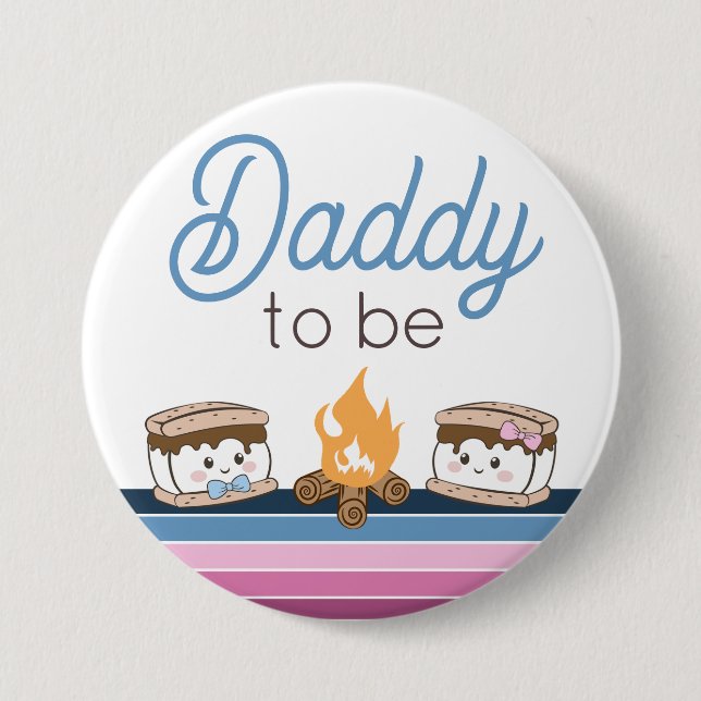Daddy to be s'more Button (Vorderseite)