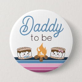 Daddy to be s'more Button