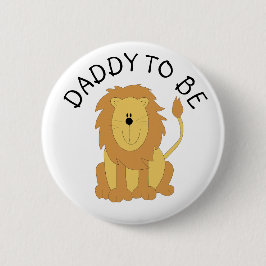 Daddy to be Zebra Baby Shooter Button