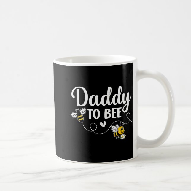 Daddy To Bee Gender Reveal Pregnancy Announcement  Kaffeetasse (Rechts)