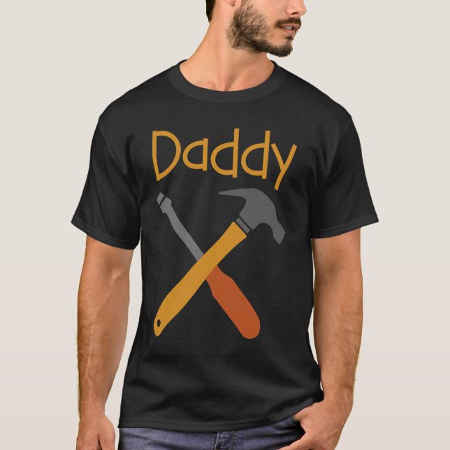 Daddy Tools Dad and Son Father and Son Matching T-Shirt (Vorderseite)
