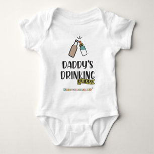 Daddy trinkt Buddy Baby Bodysuit Baby Strampler
