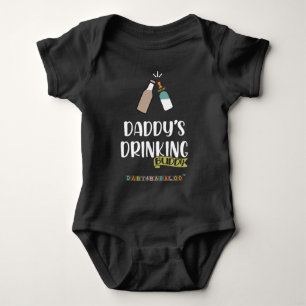 Daddy trinkt Buddy Baby Bodysuit Baby Strampler