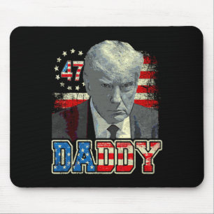 Daddy Trump Lustiges Shirt - Daddy Trump Vintage Mousepad