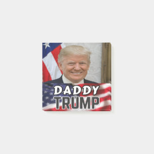 Daddy Trump Post-it Klebezettel