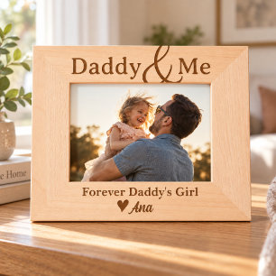 Daddy und ich Bilderrahmen Geätzte Rahmen