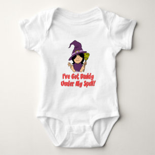 Daddy unter meinem Zauber Halloween für Tochter Baby Strampler