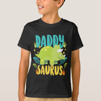 Daddy Vater Saurus Rex Dinosaur Dino für Vater T-Shirt