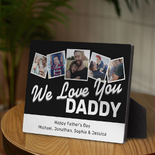 Daddy Vatertag Foto Collage Fotoplatte
