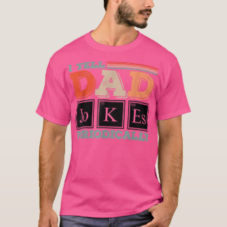 Daddy Vathers Day Periodic Table Funny Vater Jokes T-Shirt