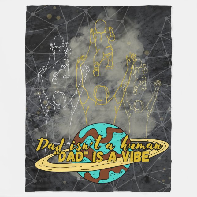 Daddy, vibe Fleece Blanket (Vorderseite)