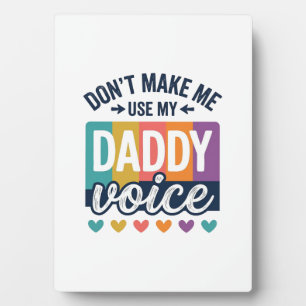 Daddy Voice Vintage Pride Shirt Design_1 Fotoplatte
