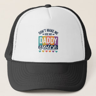 Daddy Voice Vintage Pride Shirt Design_1 Truckerkappe