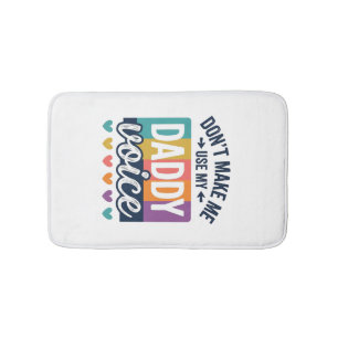 Daddy Voice Vintage Pride T-Shirt Design_1 Badematte