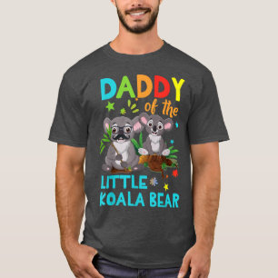 Daddy von Little Koala Bären Geburtstagsfamilienfa T-Shirt
