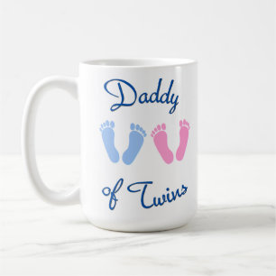 Daddy von Twins Footprints Tasse