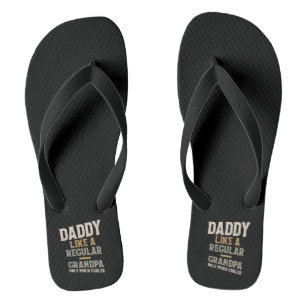 Daddy wie ein regelmäßiger Großvater nur viel Cool Flip Flops