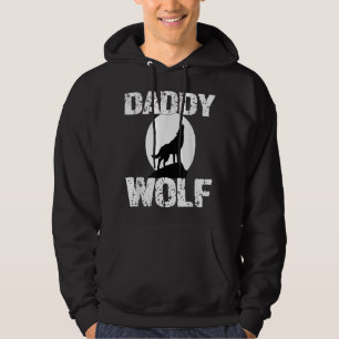 Daddy Wolf Shirt Matching Family Tribe Wolves Moon