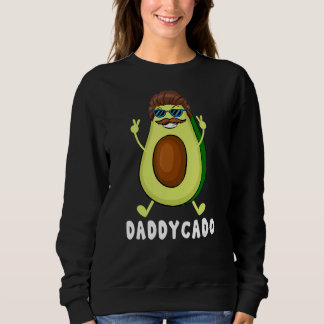 Daddycado Avocado Daddy Vegan Happy Vatertag Sweatshirt