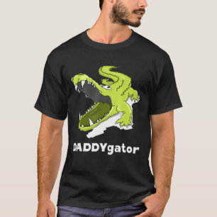 Daddygator Pater Alligator Vater Papa Pun T-Shirt