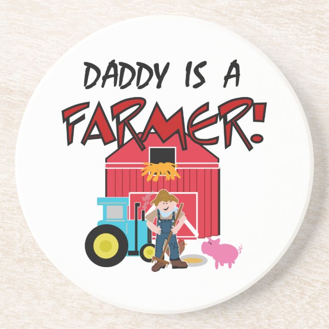 DaddyisafarmerTEE Untersetzer (Vorne)