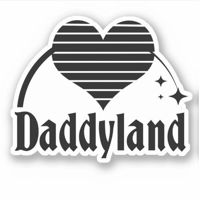 Daddyland Aufkleber (Vorderseite)
